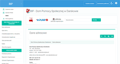 Desktop Screenshot of bip.dps.powiatdrawski.pl