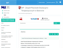 Tablet Screenshot of bip.sosw.powiatdrawski.pl