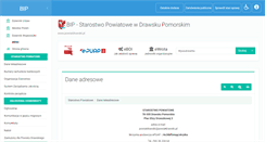 Desktop Screenshot of bip.powiatdrawski.pl