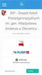 Mobile Screenshot of bip.zspzlocieniec.powiatdrawski.pl