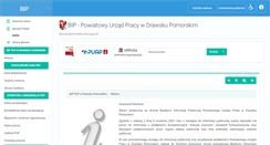 Desktop Screenshot of bip.pup.powiatdrawski.pl
